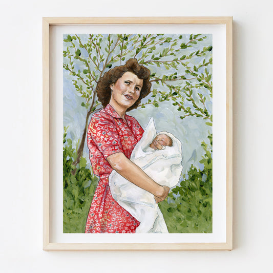 A Mother’s Thoughts Print